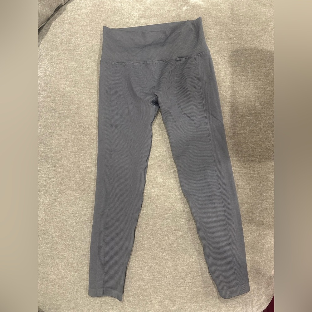 Gray High-Waisted Leggings target brand size M can fit S never used